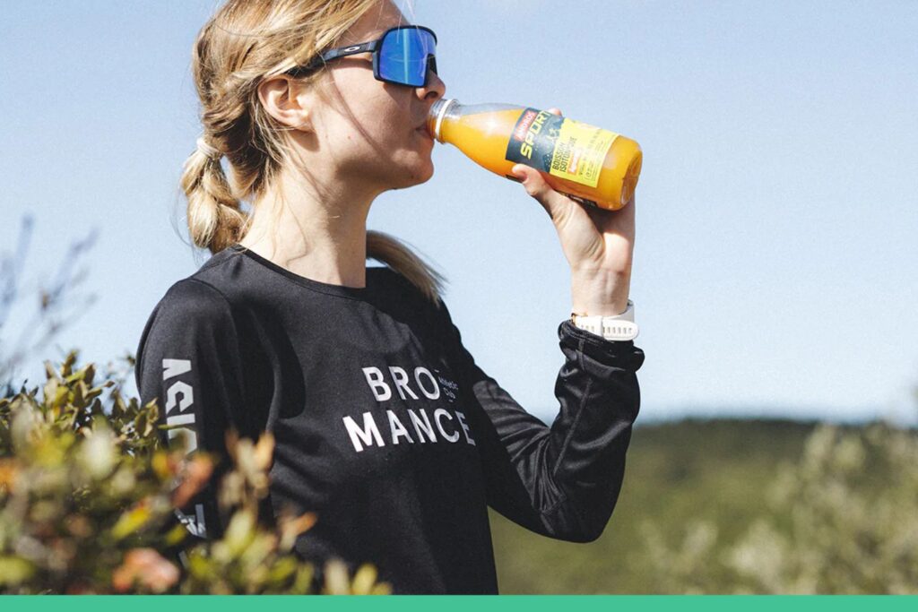 Boisson isotonique Andros fruits en course