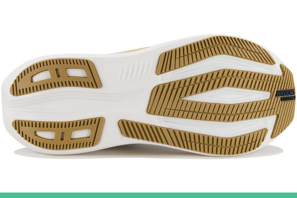 Brooks Glycerin Max 2 semelle blanche et beige