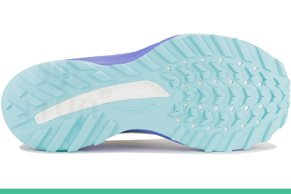 Saucony Ride TR2 semelle bleu