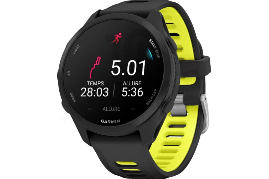 Garmin Forerunner 170 heure