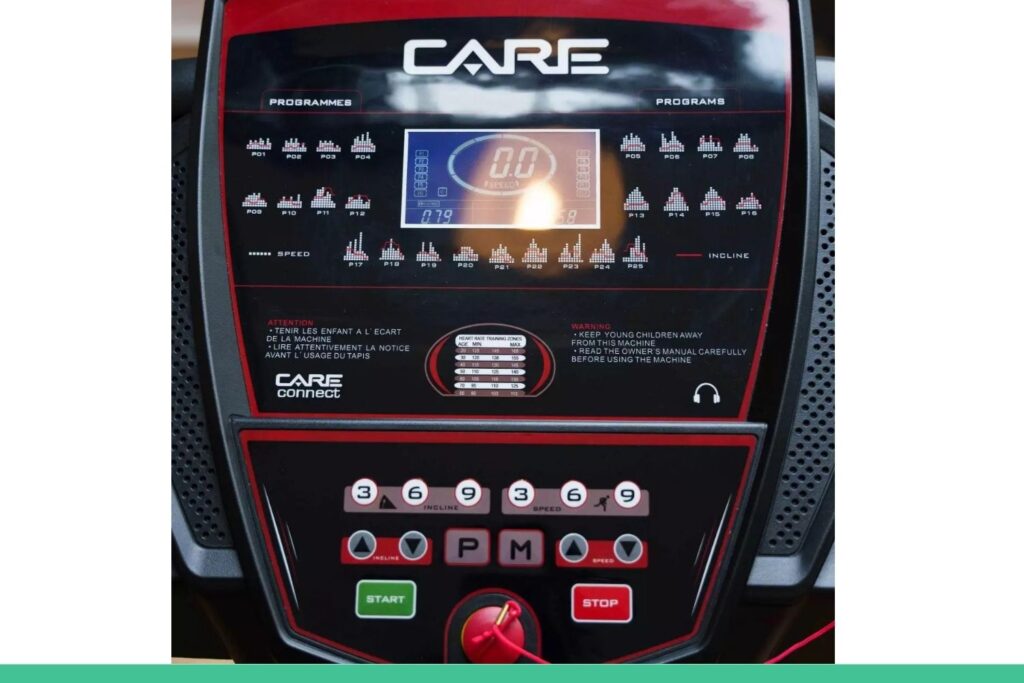 Care Fitness Jog Runner Kinomap ecran
