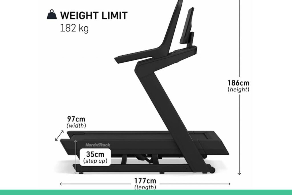 NordicTrack X24 dimension
