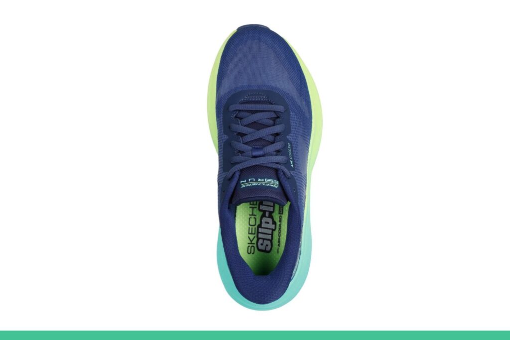 SKECHERS
SLIPS INS
CUSHIONING ENDEAVOUR
HALLANDALE bleu